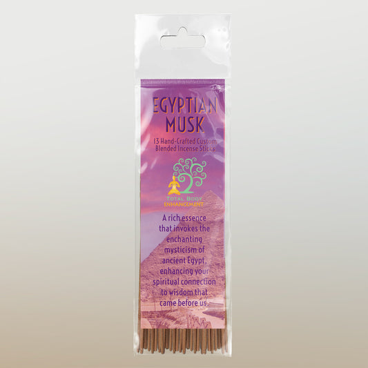 TBE Herbs Total Body Enhancement Herbs - Egyptian Musk Incense Sticks 13 handmade blended sticks
