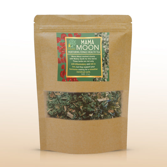TBE Herbs Total Body Enhancement Herbs - Mama Moon Nurturing Female Tea Blend - 2 ounces